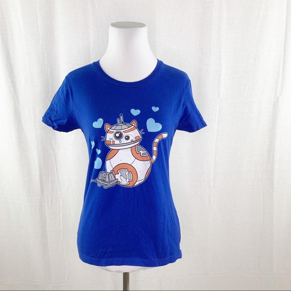 TeeFury Star Wars BB-8 cat crossover t-shirt